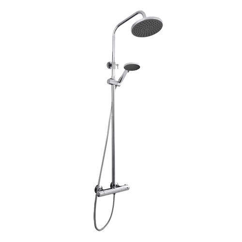 Nuie Showers Thermostatic Bar Shower Valve With Kit (Chrome).