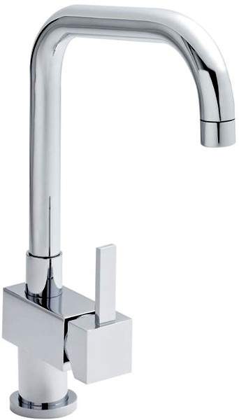 Kitchen Kitchen Tap With Single Lever Side Action Control (Chrome).