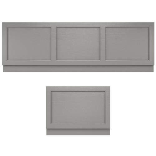 Old London Furniture Bath Panel Pack, 1800x800mm (Storm Grey).