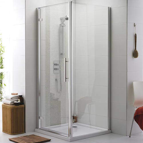 Nuie Enclosures Apex Shower Enclosure With 8mm Glass (800x760mm).