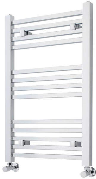 Crown Radiators Square Ladder Towel Radiator (Chrome). 800x500mm.