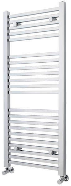 Crown Radiators Square Ladder Towel Radiator (Chrome). 1200x500mm.