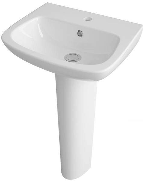 Premier Ambrose Basin & Full Pedestal (500mm).