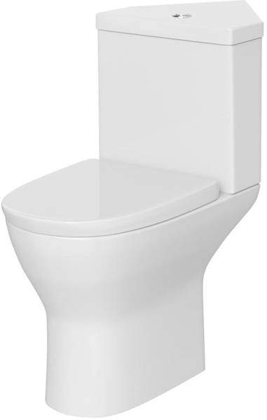 corner toilet and cistern