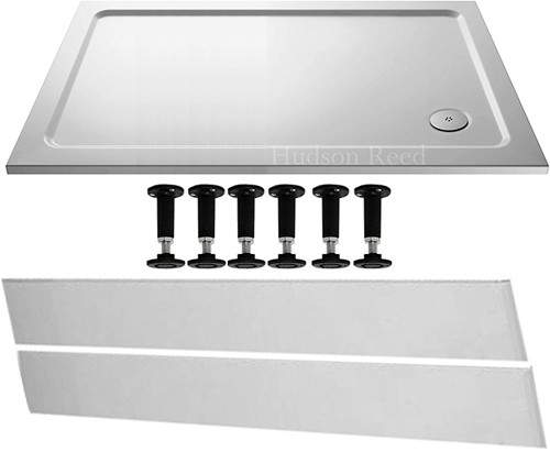 Crown Trays Easy Plumb Rectangular Shower Tray. 1100x900x40mm.