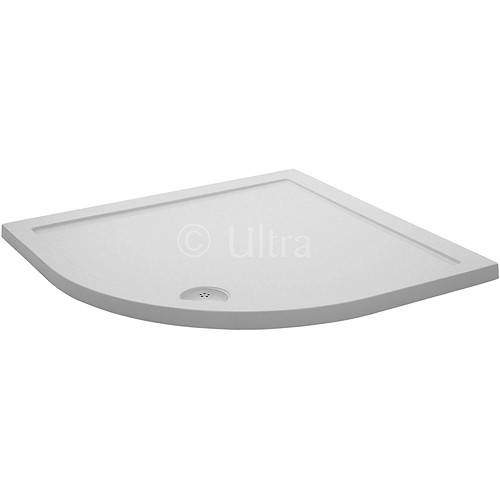 Crown Trays Low Profile Quadrant Shower Tray. 900x900x40mm.