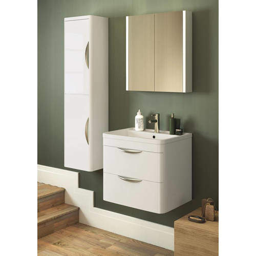 Nuie Parade 600mm Vanity Unit Pack 1 (Gloss White).