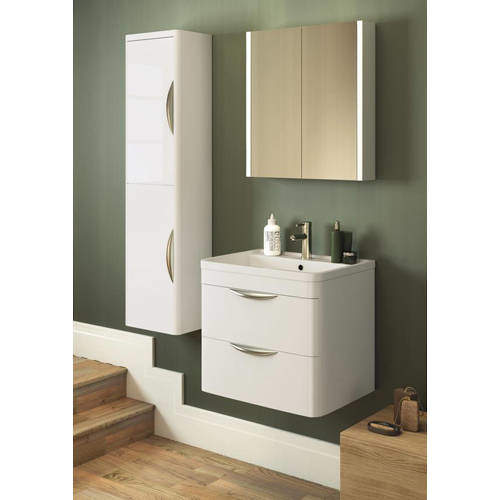 Premier Parade 800mm Vanity Unit Pack 2 (Gloss White).