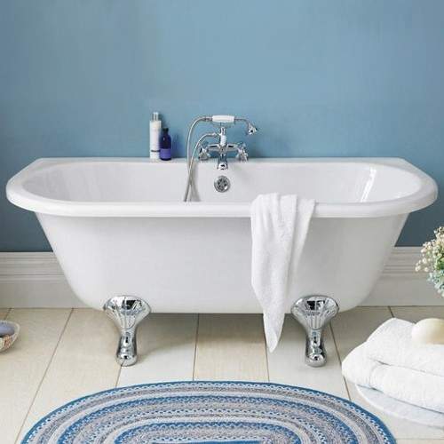 Hudson Reed Baths Kenton BTW Double Ended Freestanding Bath 1700x745mm.