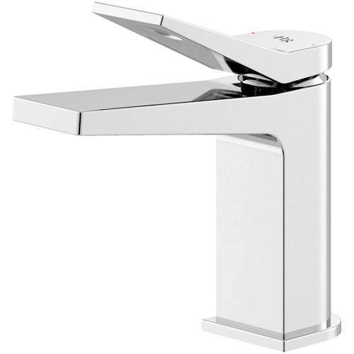 HR Soar Basin Mixer Tap With Lever Handle (Chrome).