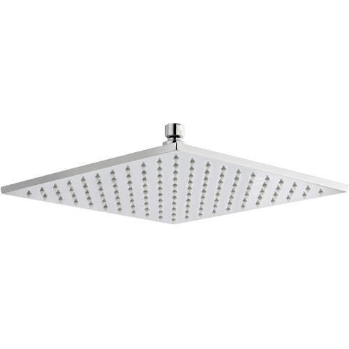 Premier Showers LED Square Shower Head (300x300mm, Chrome).