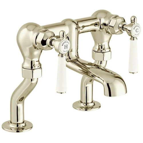 Vado Axbridge Bath Filler Tap With Lever Handles (Bright Nickel).