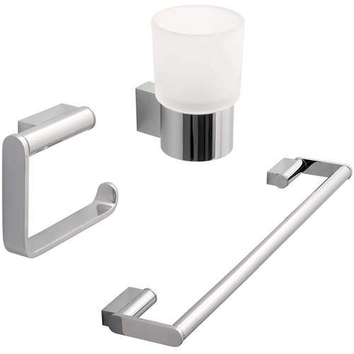 Vado Infinity Bathroom Accessories Pack A14 (Chrome).