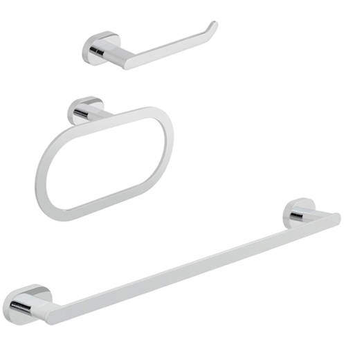 Vado Life Bathroom Accessories Pack 3 (Chrome).