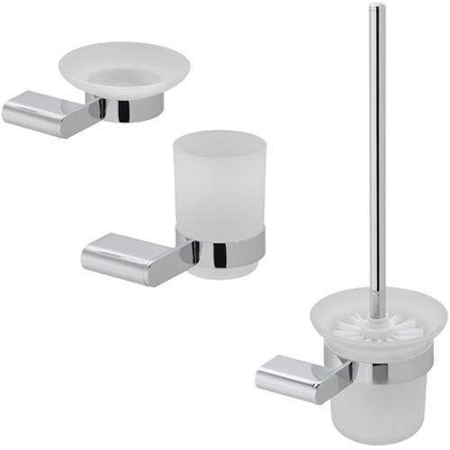 Vado Photon Bathroom Accessories Pack A05 (Chrome).