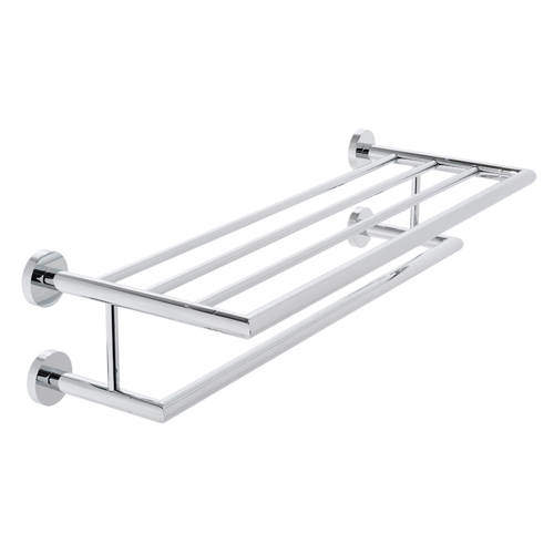 Vado Space Towel Shelf With Towel Rail 600mm (Chrome).