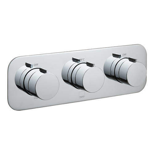 Vado Altitude Thermostatic Shower Valve With 3 Outlets & All Flow.