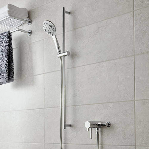 Vado Shower Packs Exposed Thermostatic Shower Valve & Rail Kit.