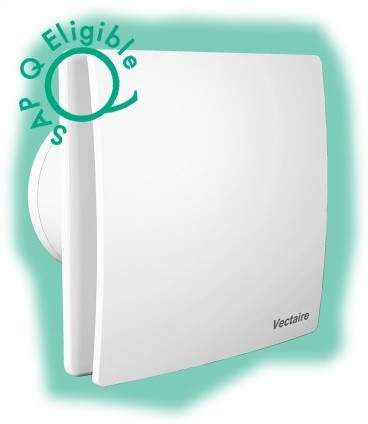 Vectaire Elegance Low Voltage Extractor Fan With Timer Or Cord (White).