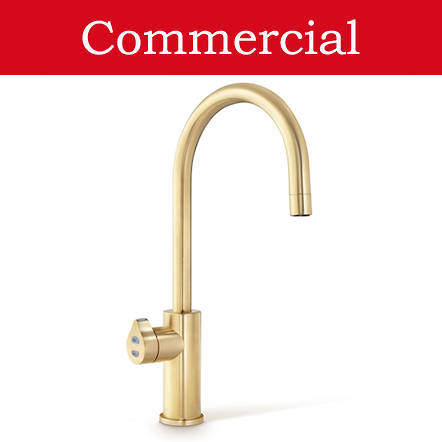 Zip Arc Design Filtered Boiling & Chilled Tap (61 - 100 People, Brushed Gold).