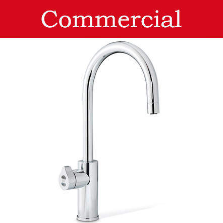 Zip Arc Design Boiling, Chilled & Sparkling Tap (61 - 100 People, Bright Chrome).