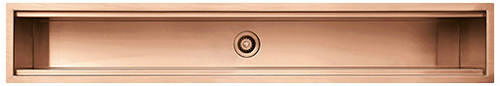 Additional image for Accessory Trough Channel Sink (1200x160mm, Copper).