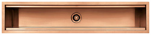 Additional image for Accessory Trough Channel Sink (900x160mm, Copper).