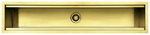Additional image for Accessory Trough Channel Sink (900x160mm, Gold Brass).
