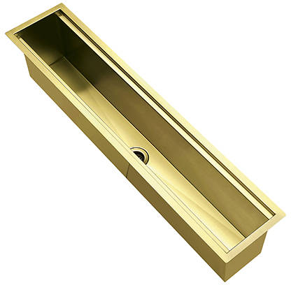 Additional image for Accessory Trough Channel Sink (900x160mm, Gold Brass).