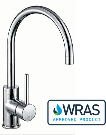 Additional image for Courbe Single Lever Kitchen Tap (Chrome).