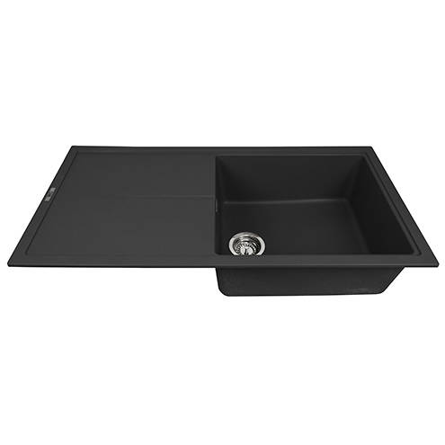 Additional image for Kitchen Sink & Tap Pack, 1.0 Bowl (1000x500, Black & Polar White).