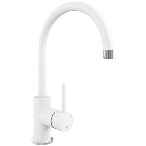 Additional image for Kitchen Sink & Tap Pack, 1.5 Bowl (1000x500, Polar White).