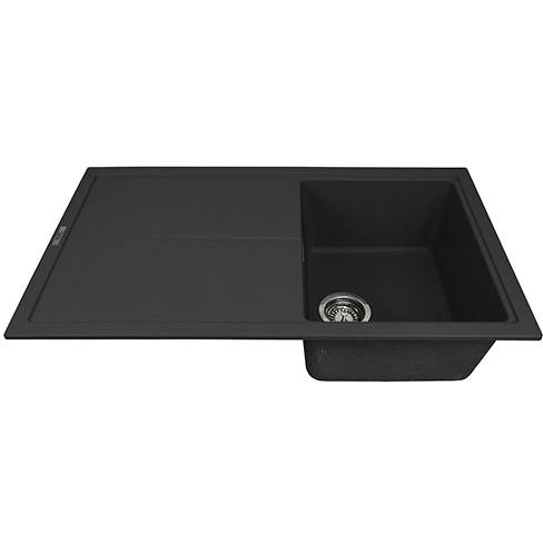 Additional image for Kitchen Sink & Tap Pack, 1.0 Bowl (860x500, Metallic Black).