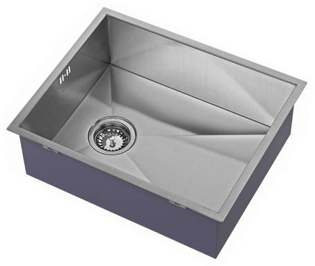 Additional image for Undermounted Kitchen Sink With Plumbing Kit (Satin, 400x500mm).