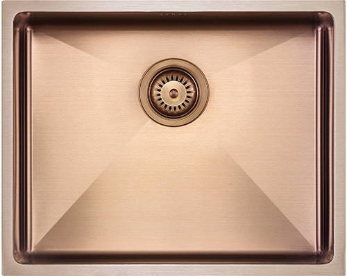 Additional image for Zen15 PVD 500U Undermount Kitchen Sink (500x400mm, Copper).