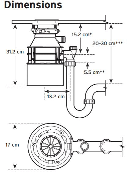 Additional image for Standard S460 SR Waste Disposal Unit (PRE-ORDER).