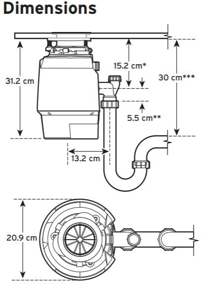 Additional image for Premium P550 EC Waste Disposal Unit (PRE-ORDER).