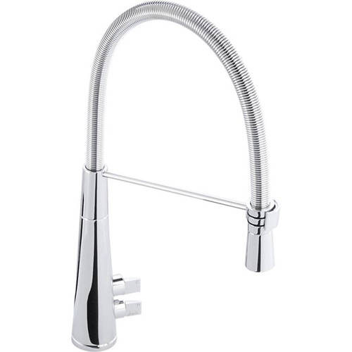 Additional image for Fliq Professional Monobloc Kitchen Tap With Swivel Spout (Chrome).