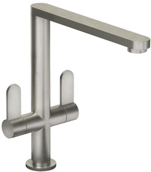 Additional image for Linear Monobloc Kitchen Tap With Swivel Spout (Brushed Nickel).