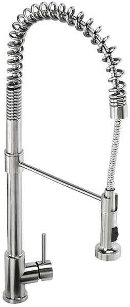Additional image for Stalto Professional Kitchen Tap With Swivel Spout (Stainless Steel).
