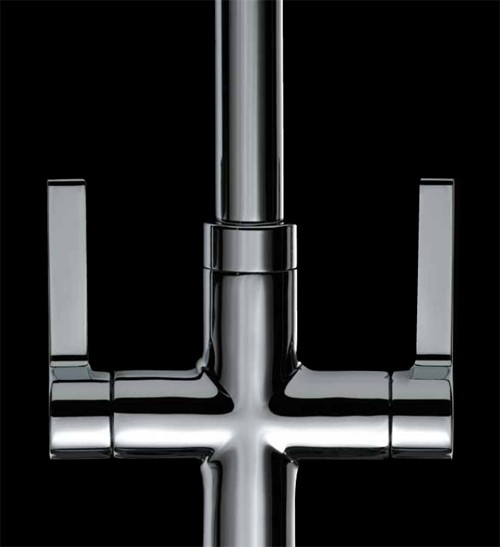 Additional image for Linear Style Kitchen Tap With Swivel Spout (Chrome).