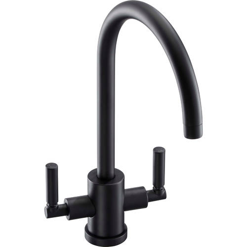 Additional image for Atlas Kitchen Tap With Dual Levers (M Black).