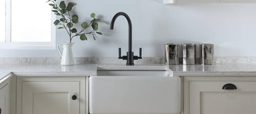 Additional image for Atlas Kitchen Tap With Dual Levers (M Black).
