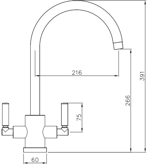 Additional image for Atlas Aquifier Water Filter Kitchen Tap (Matt Black).