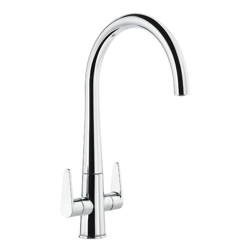 Additional image for Coniq-R Kitchen Tap With Dual Levers (Chrome).