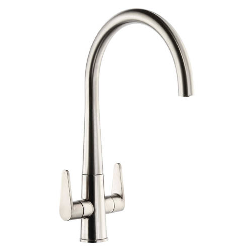 Additional image for Coniq-R Kitchen Tap With Dual Levers (Br Nickel).