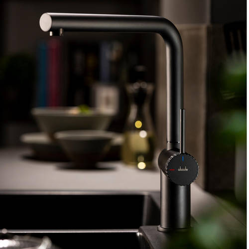 Additional image for Fraction Single Lever Kitchen Tap (M Black).