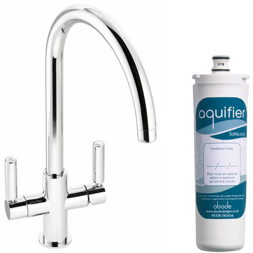 Additional image for Globe Aquifier Water Filter Kitchen Tap (Chrome).