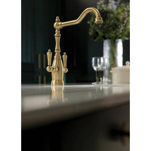 Additional image for Monobloc Kitchen Tap (Antique Brass).