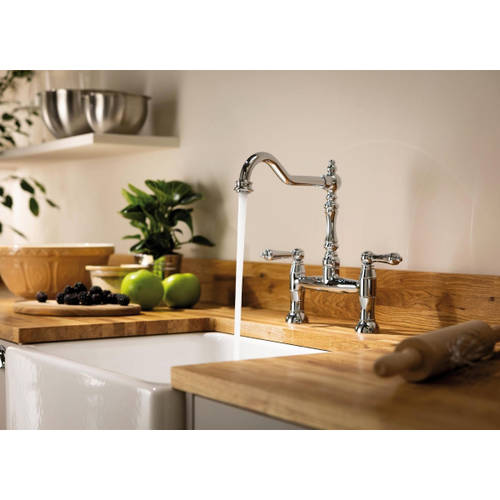 Additional image for Bridge Kitchen Tap (Chrome).